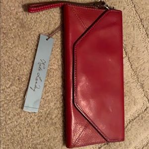 Kate Landry Red clutch purse